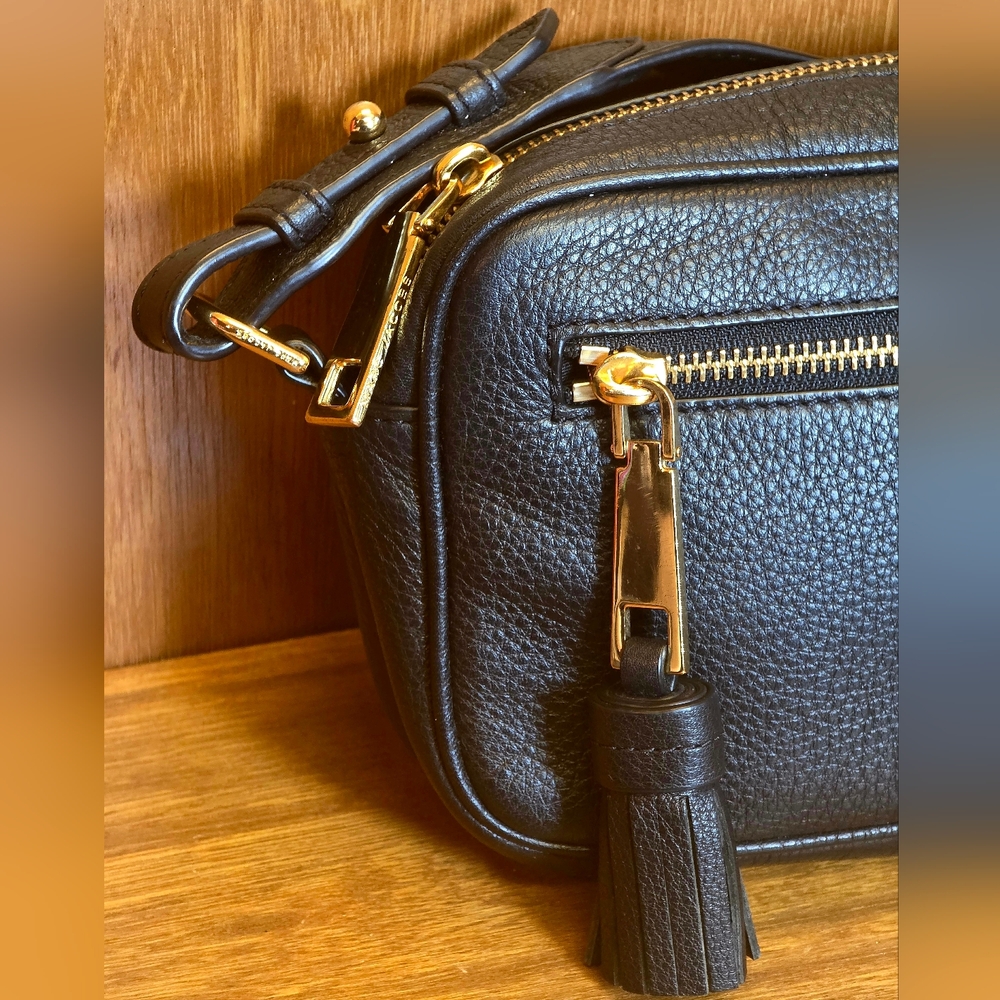 VINTAGE MARC JACOBS NEW YORK ZOOM CROSSBODY LEATHER BAG - Picture 12 of 16